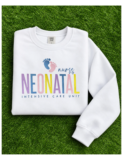 NICU Crewneck Embroidered Sweatshirt