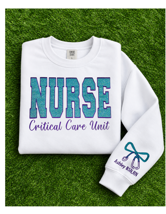 Glitter Glam Credentials Crewneck