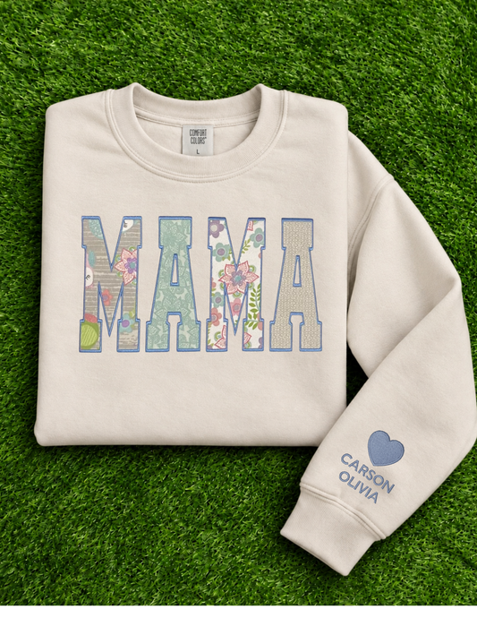 Family Keepsake Embroidered Crewneck Sweatshirt