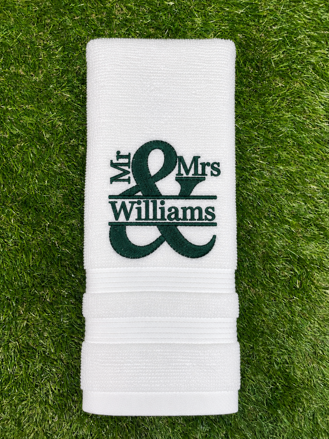 His & Hers Personalized Towel Set