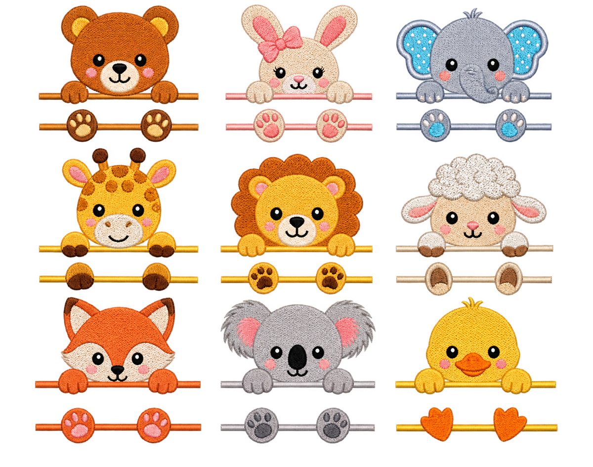 Peek-A-Boo Pals Towel Set